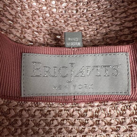 Eric Javits New York Mita Squishee Dusty Pink Woven Bucket Hat Packable UPF 50+ - Picture 12 of 12